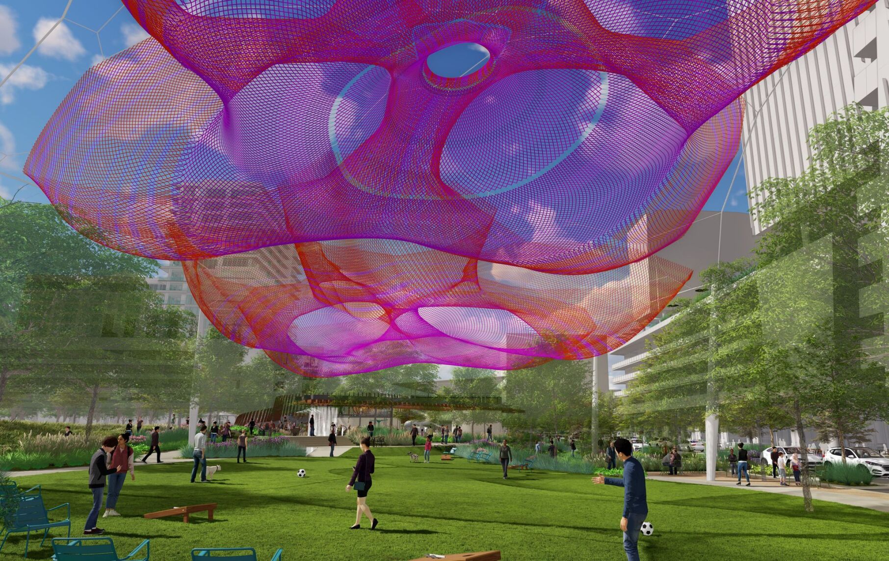 Hall Park rendering